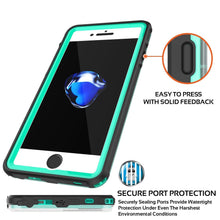 Load image into Gallery viewer, Apple iPhone SE (4.7&quot;) Waterproof Case, PUNKcase CRYSTAL Teal W/ Attached Screen Protector  | Warranty (Color in image: Red)
