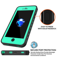 Cargar imagen en el visor de la galería, iPhone SE (4.7&quot;) Waterproof Case, Punkcase [Teal] [StudStar Series] [Slim Fit] [IP68 Certified]] [Dirtproof] [Snowproof] (Color in image: white)
