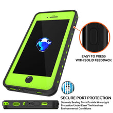 Cargar imagen en el visor de la galería, iPhone 8+ Plus Waterproof Case, Punkcase [StudStar Series] [Light Green] [Slim Fit] [Shockproof] [Dirtproof] [Snowproof] Armor Cover (Color in image: white)
