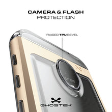 Cargar imagen en el visor de la galería, Motorola Moto Z Force Case, Ghostek Cloak 2.0 Gold Series w/ Screen Protector | Aluminum Frame 
