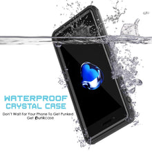 Cargar imagen en el visor de la galería, Apple iPhone 8 Waterproof Case, PUNKcase CRYSTAL Black W/ Attached Screen Protector  | Warranty (Color in image: Pink)

