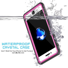 Load image into Gallery viewer, WATERPROOF CRYSTAL CASE Don&#39;t Wait For Your Phone To Get Punked Get Punkcase (Color in image: White)
