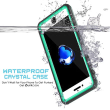 Load image into Gallery viewer, Apple iPhone SE (4.7&quot;) Waterproof Case, PUNKcase CRYSTAL Teal W/ Attached Screen Protector  | Warranty (Color in image: White)

