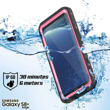 Cargar imagen en el visor de la galería, Galaxy S8 PLUS Waterproof Case, Punkcase [Extreme Series] [Slim Fit] [IP68 Certified] [Shockproof] [Snowproof] [Dirproof] Armor Cover W/ Built In Screen Protector for Samsung Galaxy S8+ [Pink] (Color in image: White)
