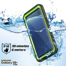 Cargar imagen en el visor de la galería, Galaxy S8 PLUS Waterproof Case, Punkcase [Extreme Series] [Slim Fit] [IP68 Certified] [Shockproof] [Snowproof] [Dirproof] Armor Cover W/ Built In Screen Protector for Samsung Galaxy S8+ [Green] (Color in image: Teal)

