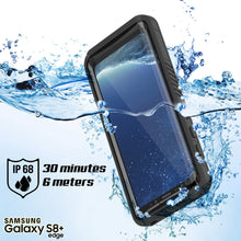 Cargar imagen en el visor de la galería, Galaxy S8 Plus Waterproof Case, Punkcase [Extreme Series] [Slim Fit] [IP68 Certified] [Shockproof] [Snowproof] [Dirproof] Armor Cover [Black] 
