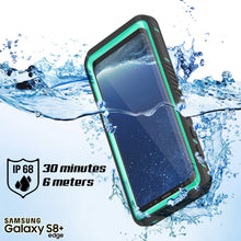 Cargar imagen en el visor de la galería, Galaxy S8 PLUS Waterproof Case, Punkcase [Extreme Series] [Slim Fit] [IP68 Certified] [Shockproof] [Snowproof] [Dirproof] Armor Cover W/ Built In Screen Protector for Samsung Galaxy S8+ [Teal] (Color in image: Green)
