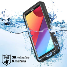 Cargar imagen en el visor de la galería, LG G6 Waterproof Case, Punkcase [Extreme Series] [Slim Fit] [IP68 Certified] Built In Screen Protector [BLACK] (Color in image: blue)
