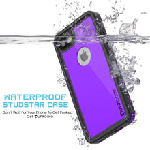 Load image into Gallery viewer, iPhone 7 Waterproof IP68 Case, Punkcase [Puple] [StudStar Series] [Slim Fit] [Dirtproof] [Snowproof] (Color in image: light blue)
