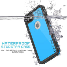 Cargar imagen en el visor de la galería, iPhone SE (4.7&quot;) Waterproof Case, Punkcase [Light Blue] [StudStar Series]  [Slim Fit] [IP68 Certified] [Dirt/Snow Proof] (Color in image: light green)
