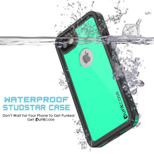 Cargar imagen en el visor de la galería, iPhone SE (4.7&quot;) Waterproof Case, Punkcase [Teal] [StudStar Series] [Slim Fit] [IP68 Certified]] [Dirtproof] [Snowproof] (Color in image: light blue)
