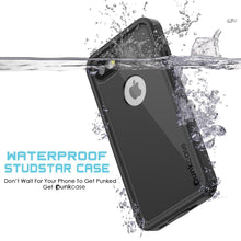 Cargar imagen en el visor de la galería, iPhone SE (4.7&quot;) Waterproof Case, Punkcase [Black] [StudStar Series] [Slim Fit] [IP68 Certified][Dirtproof] [Snowproof] (Color in image: light blue)
