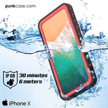 Cargar imagen en el visor de la galería, iPhone X Waterproof IP68 Case, Punkcase [Purple] [StudStar Series] [Slim Fit] [Dirtproof] 

