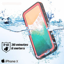 Cargar imagen en el visor de la galería, iPhone X Waterproof IP68 Case, Punkcase [Purple] [StudStar Series] [Slim Fit] [Dirtproof] 
