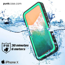 Cargar imagen en el visor de la galería, iPhone X Waterproof IP68 Case, Punkcase [Purple] [StudStar Series] [Slim Fit] [Dirtproof] 
