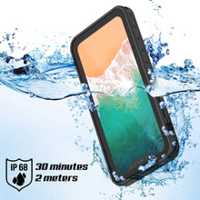 Cargar imagen en el visor de la galería, iPhone X Waterproof IP68 Case, Punkcase [Clear] [StudStar Series] [Slim Fit] [Dirtproof] (Color in image: light green)
