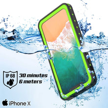 Cargar imagen en el visor de la galería, iPhone X Waterproof IP68 Case, Punkcase [Purple] [StudStar Series] [Slim Fit] [Dirtproof] 
