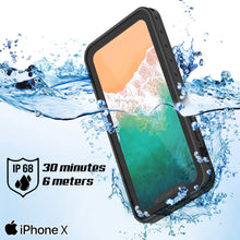 Cargar imagen en el visor de la galería, iPhone X Waterproof IP68 Case, Punkcase [Purple] [StudStar Series] [Slim Fit] [Dirtproof] 
