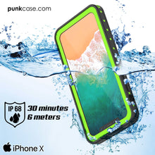 Cargar imagen en el visor de la galería, iPhone X Waterproof IP68 Case, Punkcase [Purple] [StudStar Series] [Slim Fit] [Dirtproof] 
