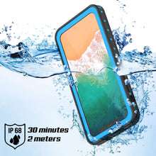 Cargar imagen en el visor de la galería, iPhone X Waterproof IP68 Case, Punkcase [Light blue] [StudStar Series] [Slim Fit] [Dirtproof] (Color in image: teal)
