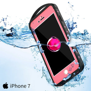 iPhone SE (4.7") Waterproof Case, Punkcase ALPINE Series, Pink | Heavy Duty Armor Cover (Color in image: light blue)