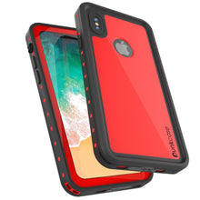 Cargar imagen en el visor de la galería, iPhone X Waterproof IP68 Case, Punkcase [Red] [StudStar Series] [Slim Fit] [Dirtproof] (Color in image: purple)
