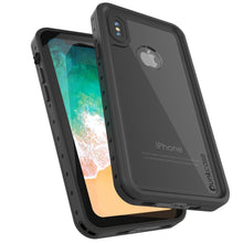 Cargar imagen en el visor de la galería, iPhone X Waterproof IP68 Case, Punkcase [Clear] [StudStar Series] [Slim Fit] [Dirtproof] (Color in image: light blue)
