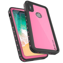 Cargar imagen en el visor de la galería, iPhone X Waterproof IP68 Case, Punkcase [Pink] [StudStar Series] [Slim Fit] [Dirtproof] (Color in image: purple)
