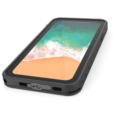 Cargar imagen en el visor de la galería, iPhone X Waterproof IP68 Case, Punkcase [Black] [StudStar Series] [Slim Fit] [Dirtproof] 
