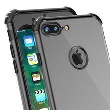 Cargar imagen en el visor de la galería, iPhone 7 PLUS Case, Punkcase [BLAZE SERIES] Protective Cover W/ PunkShield Screen Protector [Shockproof] [Slim Fit] for Apple iPhone 7 PLUS [Black] 
