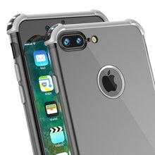 Cargar imagen en el visor de la galería, iPhone 7 PLUS Case, Punkcase [BLAZE SERIES] Protective Cover W/ PunkShield Screen Protector [Shockproof] [Slim Fit] for Apple iPhone 7 PLUS [Silver] 
