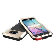 Load image into Gallery viewer, Galaxy S6 EDGE  Case, PUNKcase Metallic Gold Shockproof  Slim Metal (Color in image: neon)
