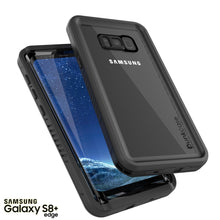 Cargar imagen en el visor de la galería, Galaxy S8 Plus Waterproof Case, Punkcase [Extreme Series] [Slim Fit] [IP68 Certified] [Shockproof] [Snowproof] [Dirproof] Armor Cover [Black] 
