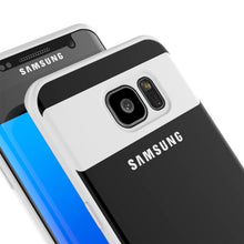 Load image into Gallery viewer, Galaxy S7 Edge Case [MASK Series] [WHITE] Full Body Hybrid Dual Layer TPU Cover W/ Protective PUNKSHIELD Screen Protector (Color in image: black)

