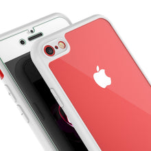 Cargar imagen en el visor de la galería, iPhone 8 Case [MASK Series] [WHITE] Full Body Hybrid Dual Layer TPU Cover W/ protective Tempered Glass Screen Protector (Color in image: black)
