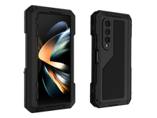 Load image into Gallery viewer, Funda de metal Galaxy Z Fold4, cubierta armadura de grado militar resistente, cuerpo completo duro [Neón]
